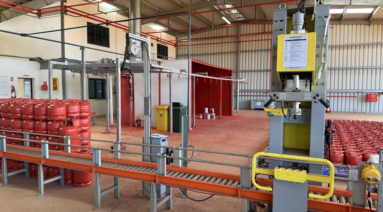 Entretien de bouteilles de gaz